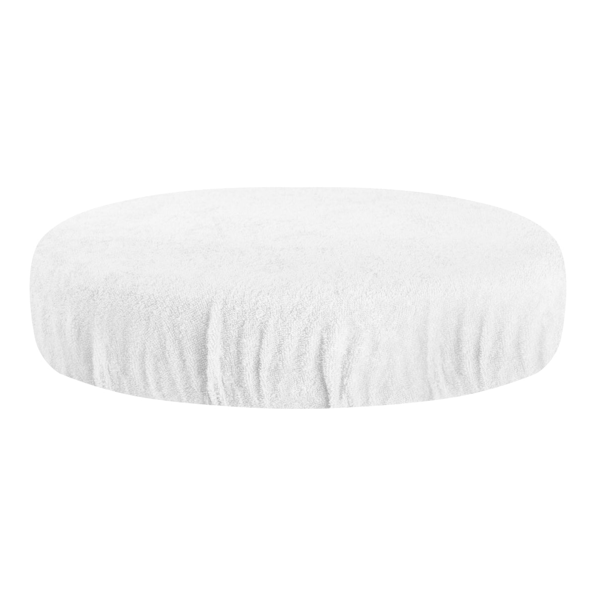 Terry cover for stool white