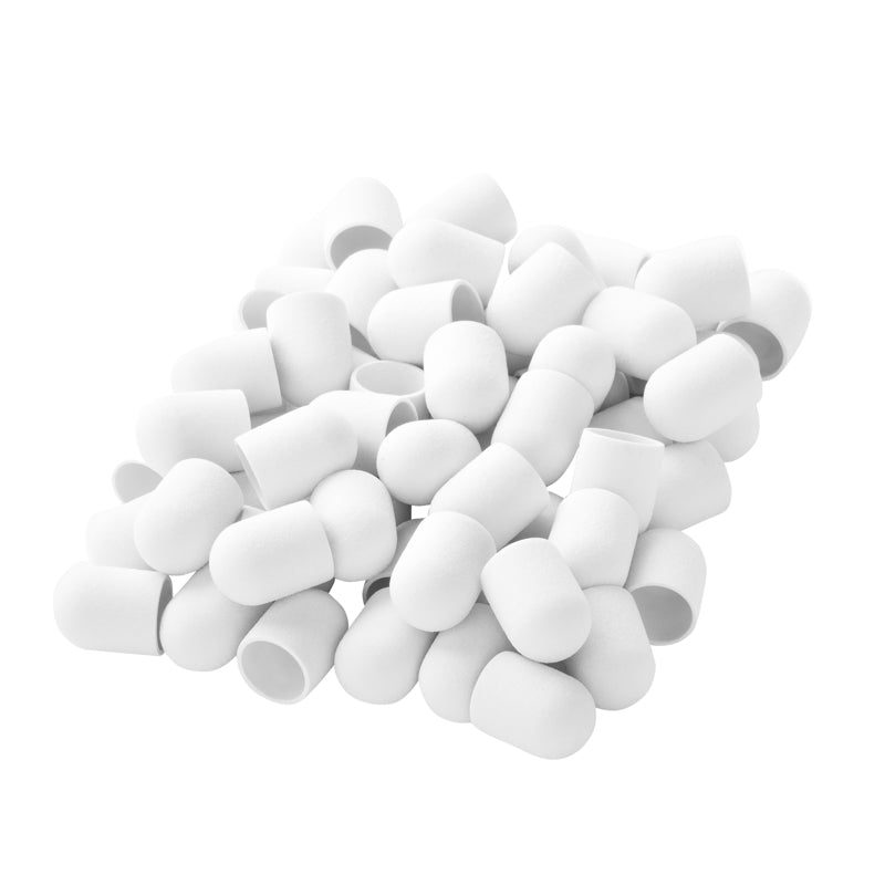 Exo Abrasive cap 13mm / 220 500 pcs hard cap white