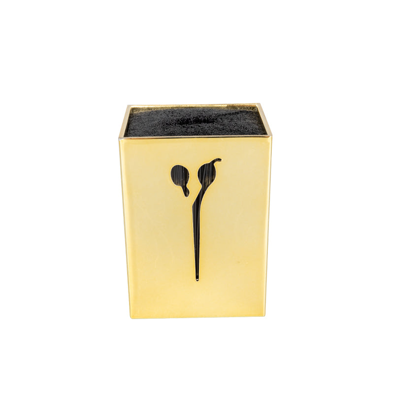 Gold scissors stand