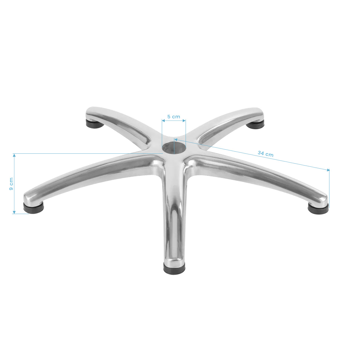 BASE FOR THE HAIRDRESSING CHAIR CROSS L008