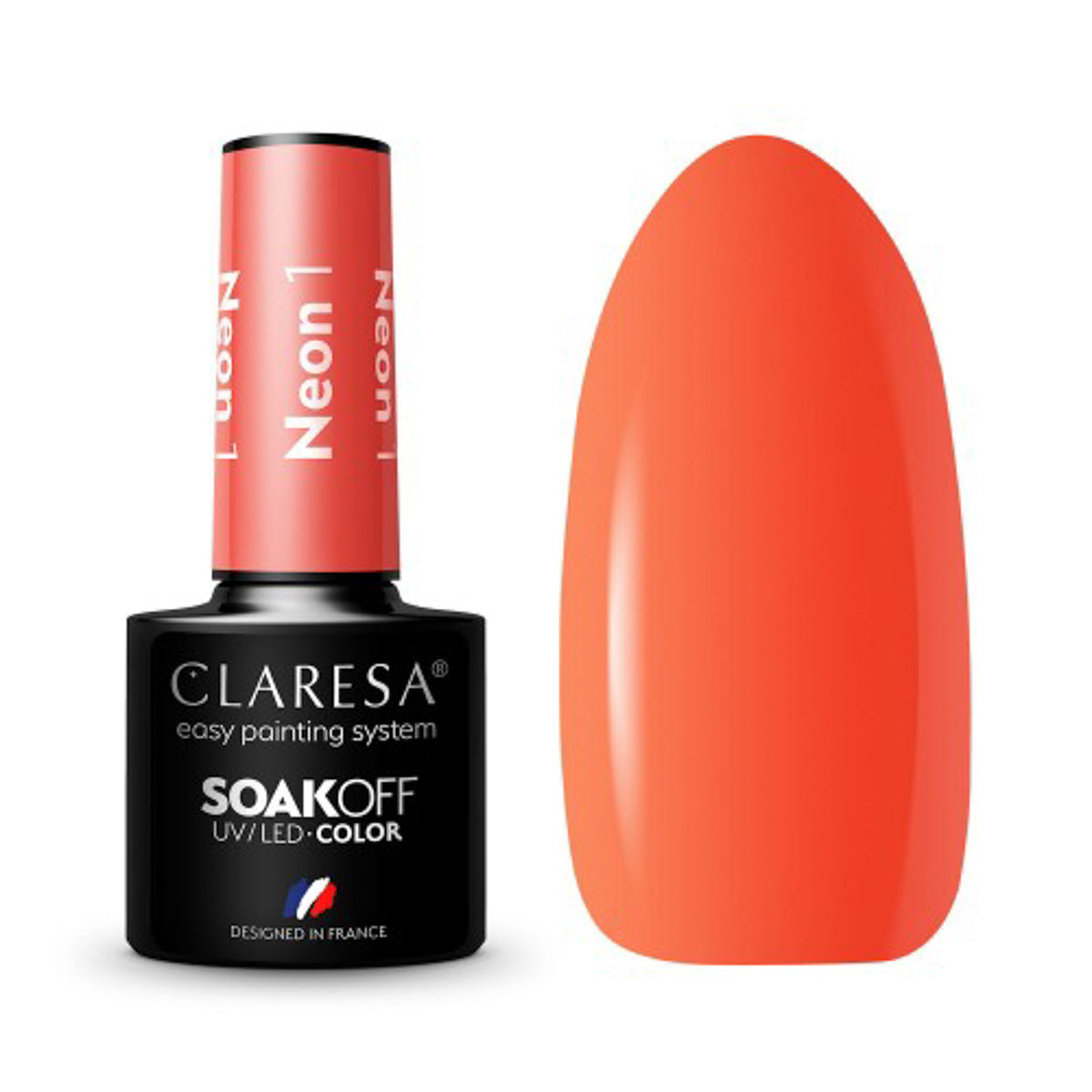 CLARESA Hybrid nail polish NEON 1 -5g