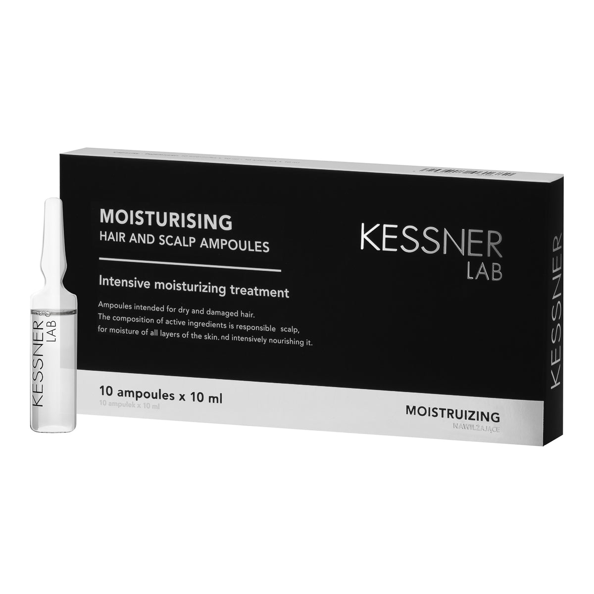 KESSNER LAB Moisturising ampoules for scalp and hair 10 x 10 ml