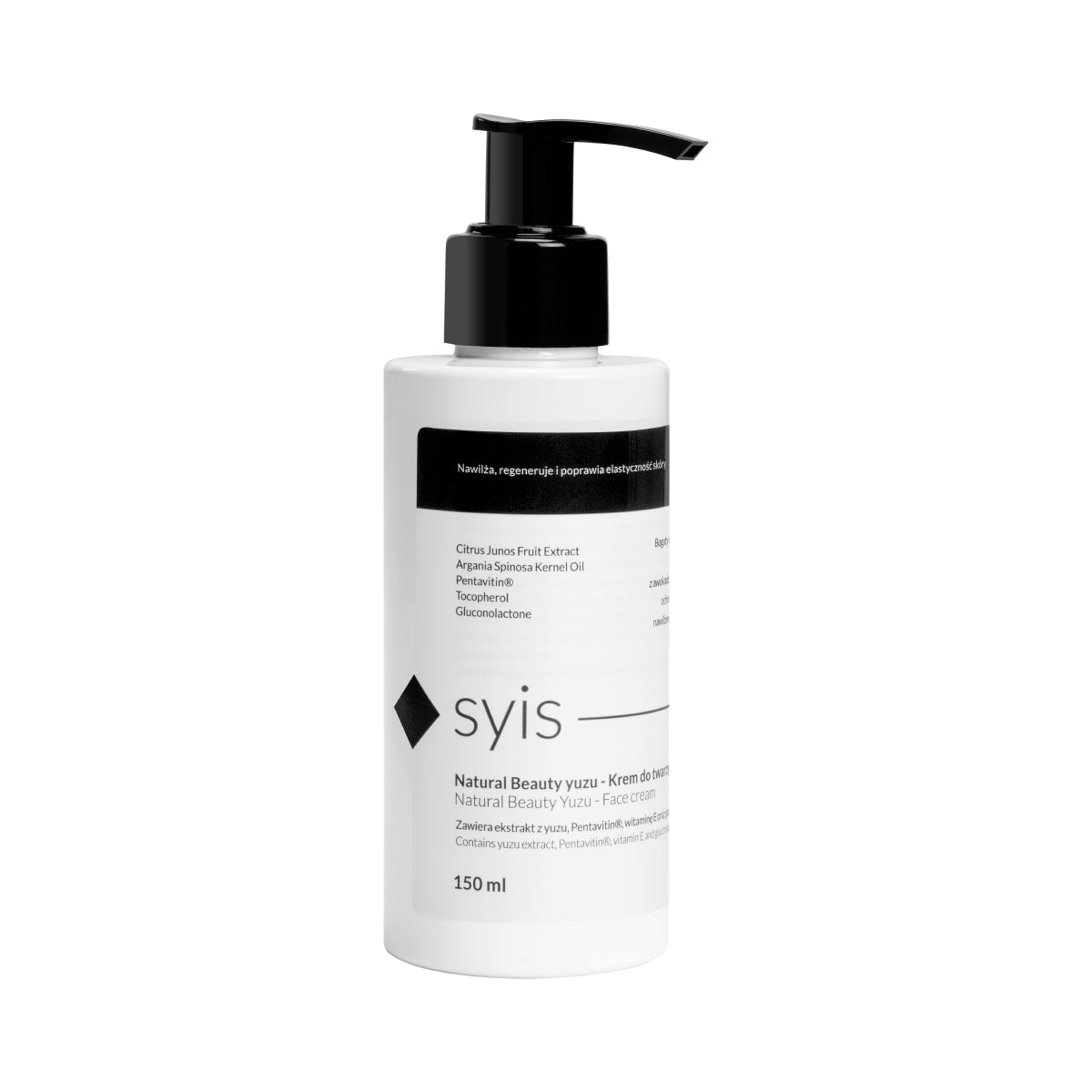 Syis Natural Beauty Yuzu Face Cream 150 ml