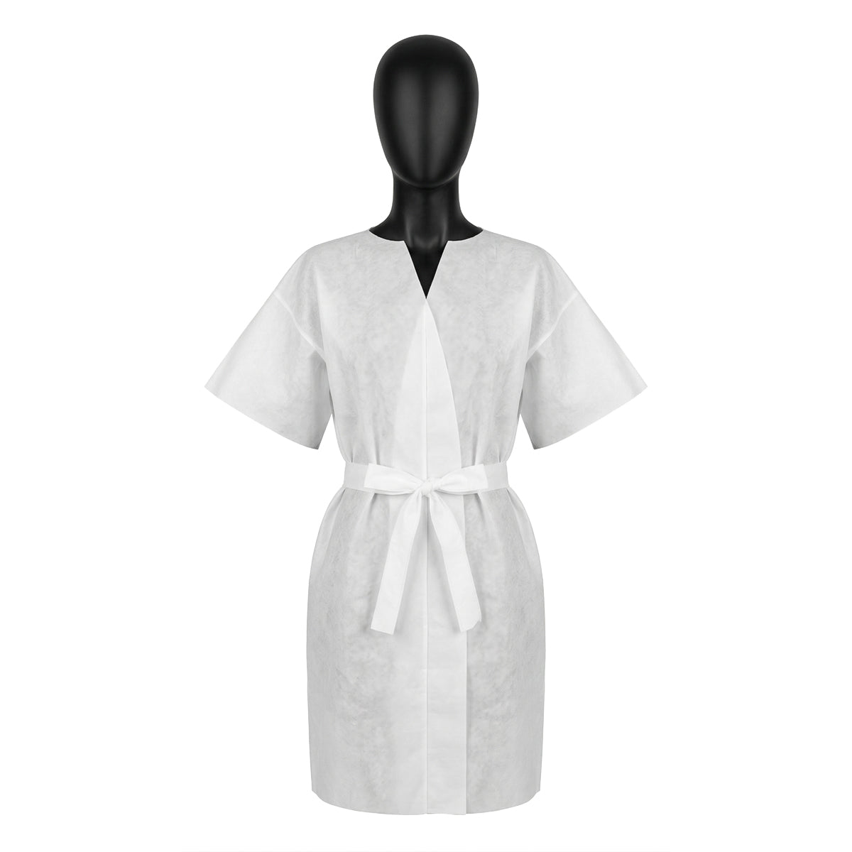 Disposable short sleeve bathrobe 10 pcs