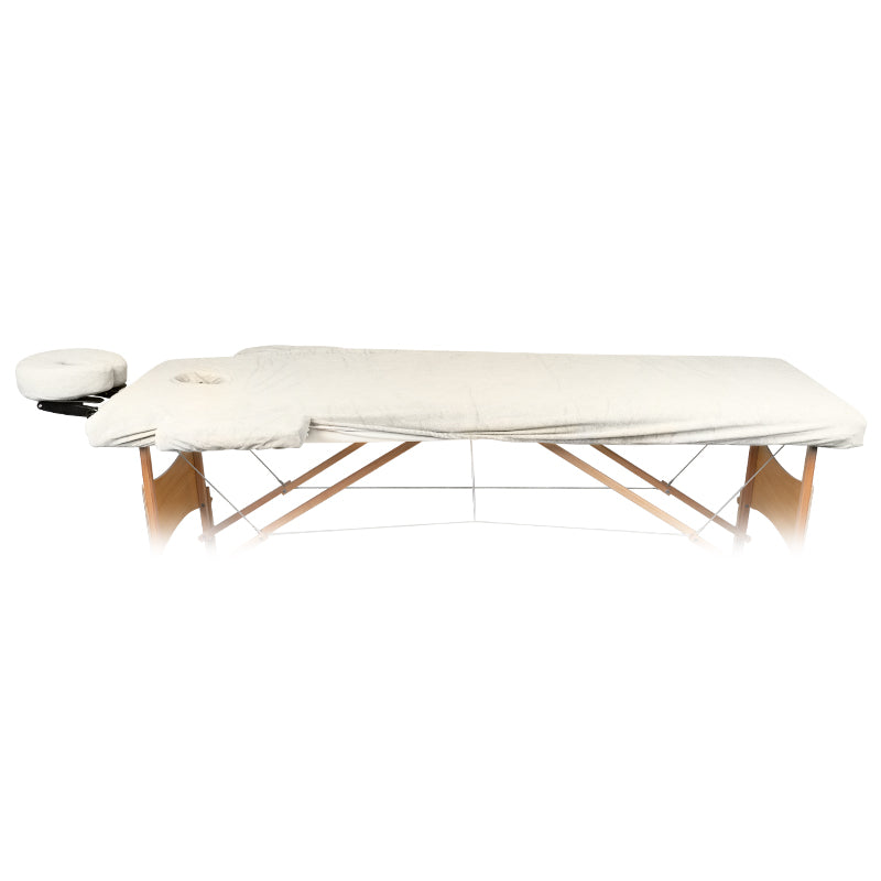 TERRY BED SHEET COMFORT WHITE SET