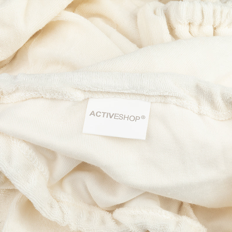 TERRY BED SHEET COMFORT WHITE SET
