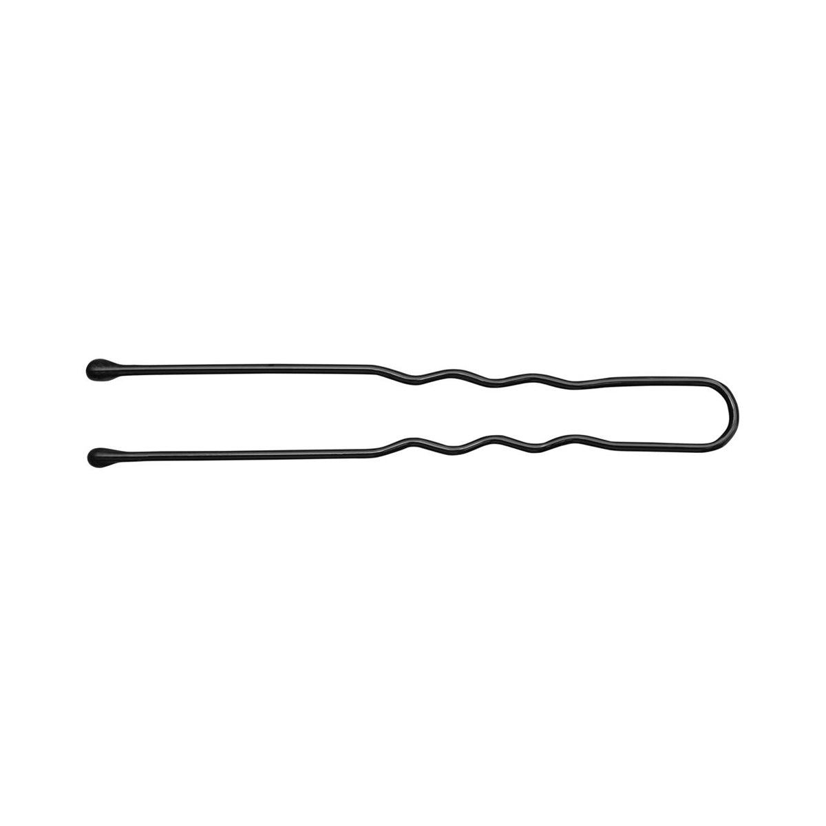 Hairdressing buns for hair e-63 150 pcs 4.9 cm black